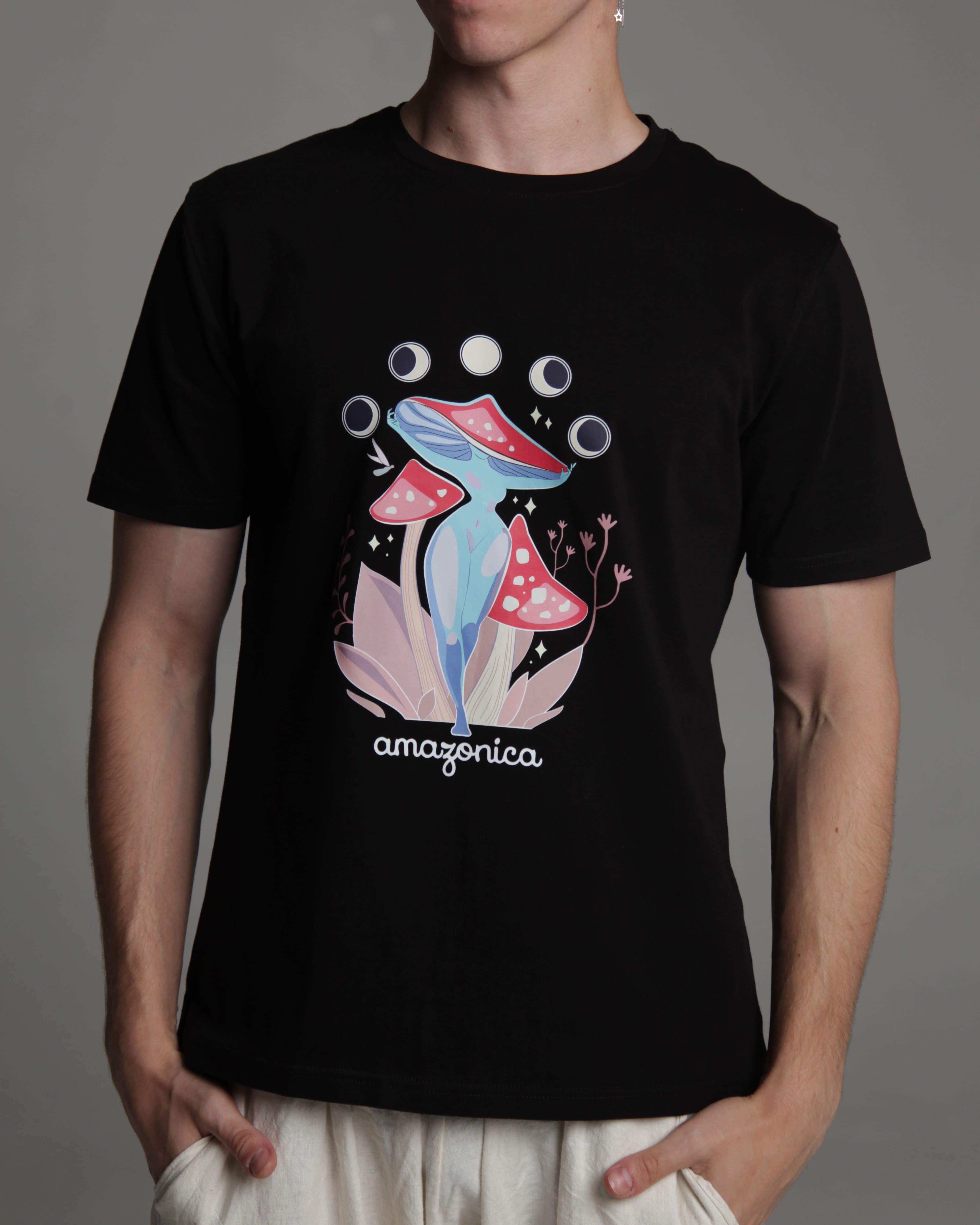Чёрная футболка Amazonica