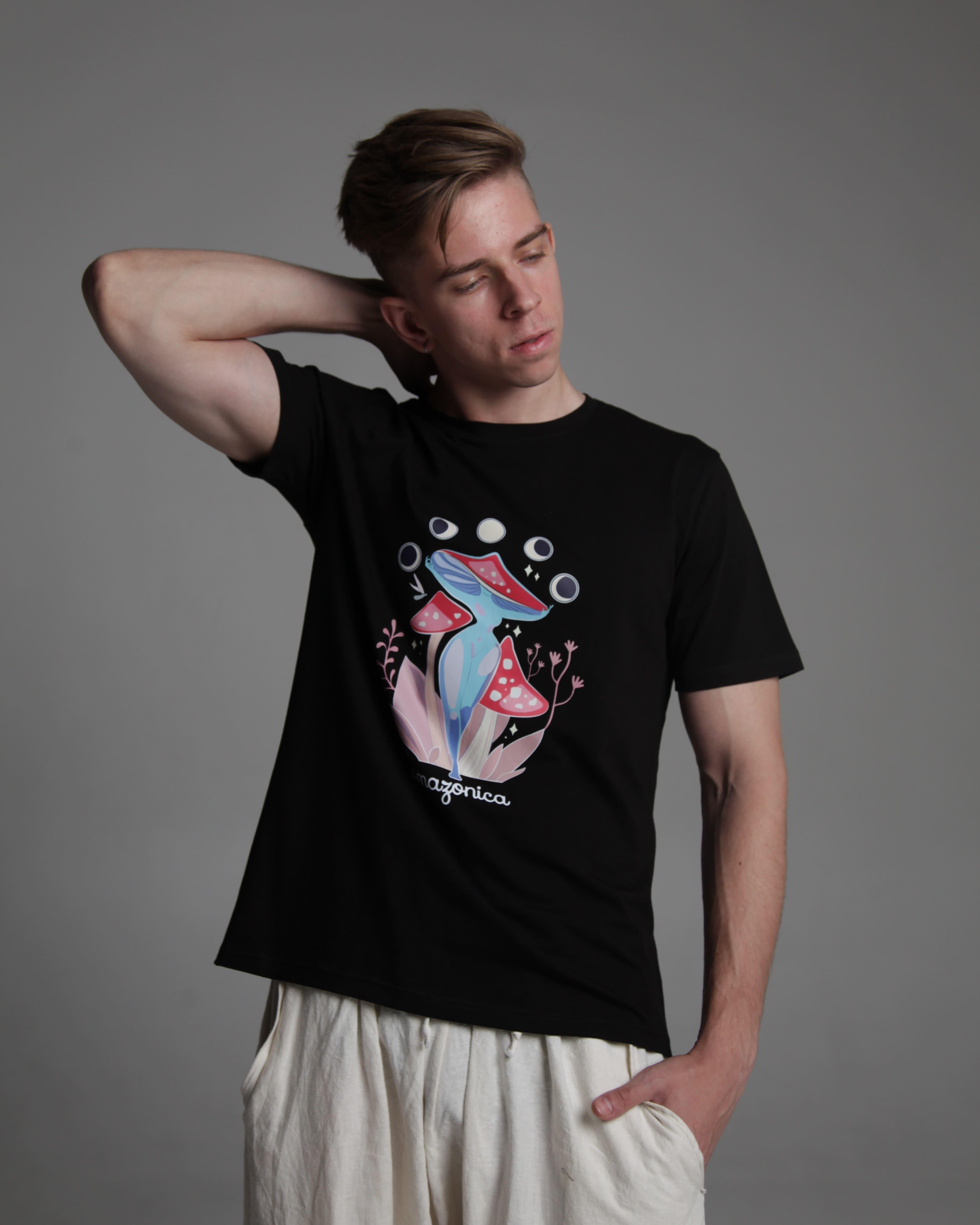 Чёрная футболка Amazonica