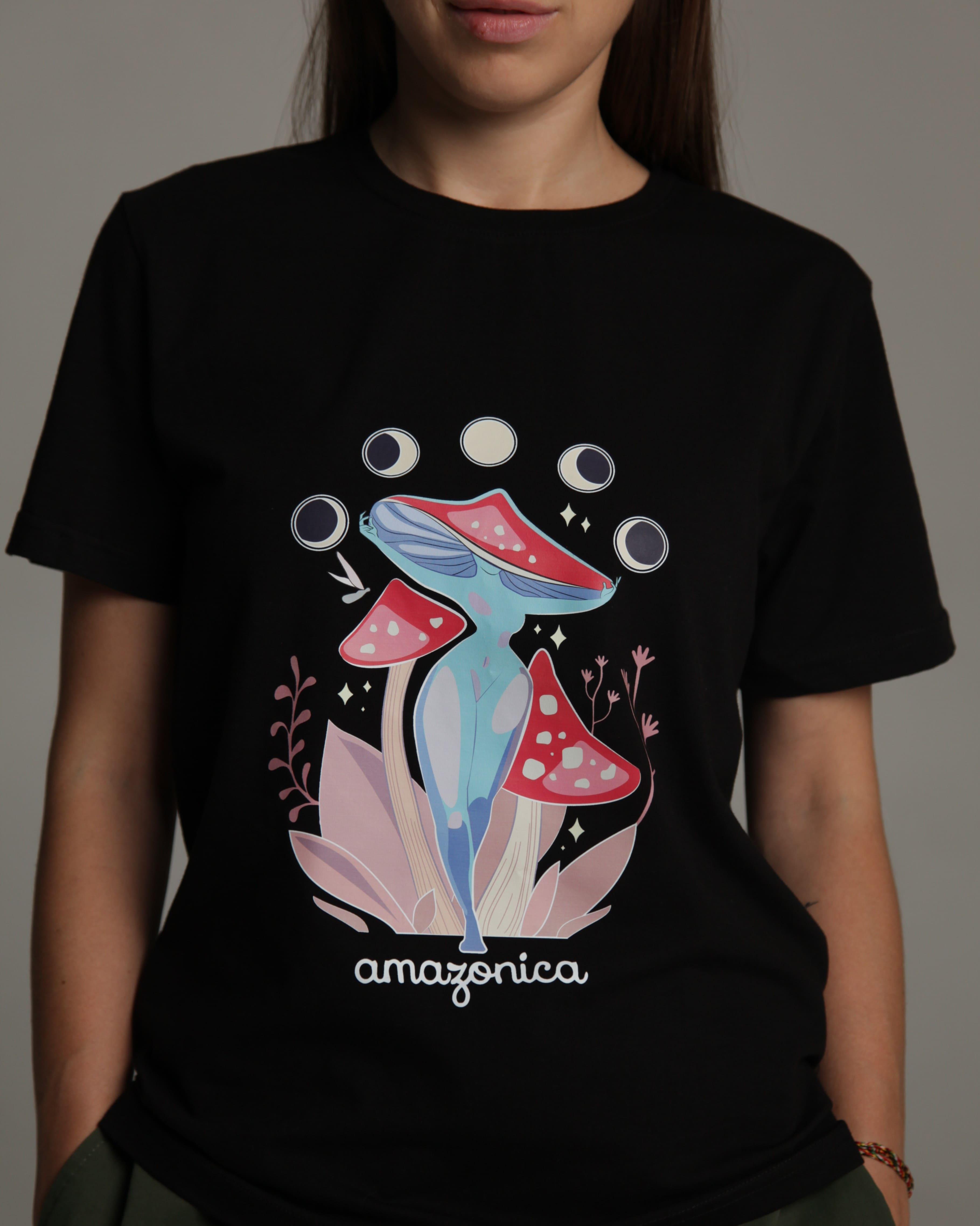 Чёрная футболка Amazonica