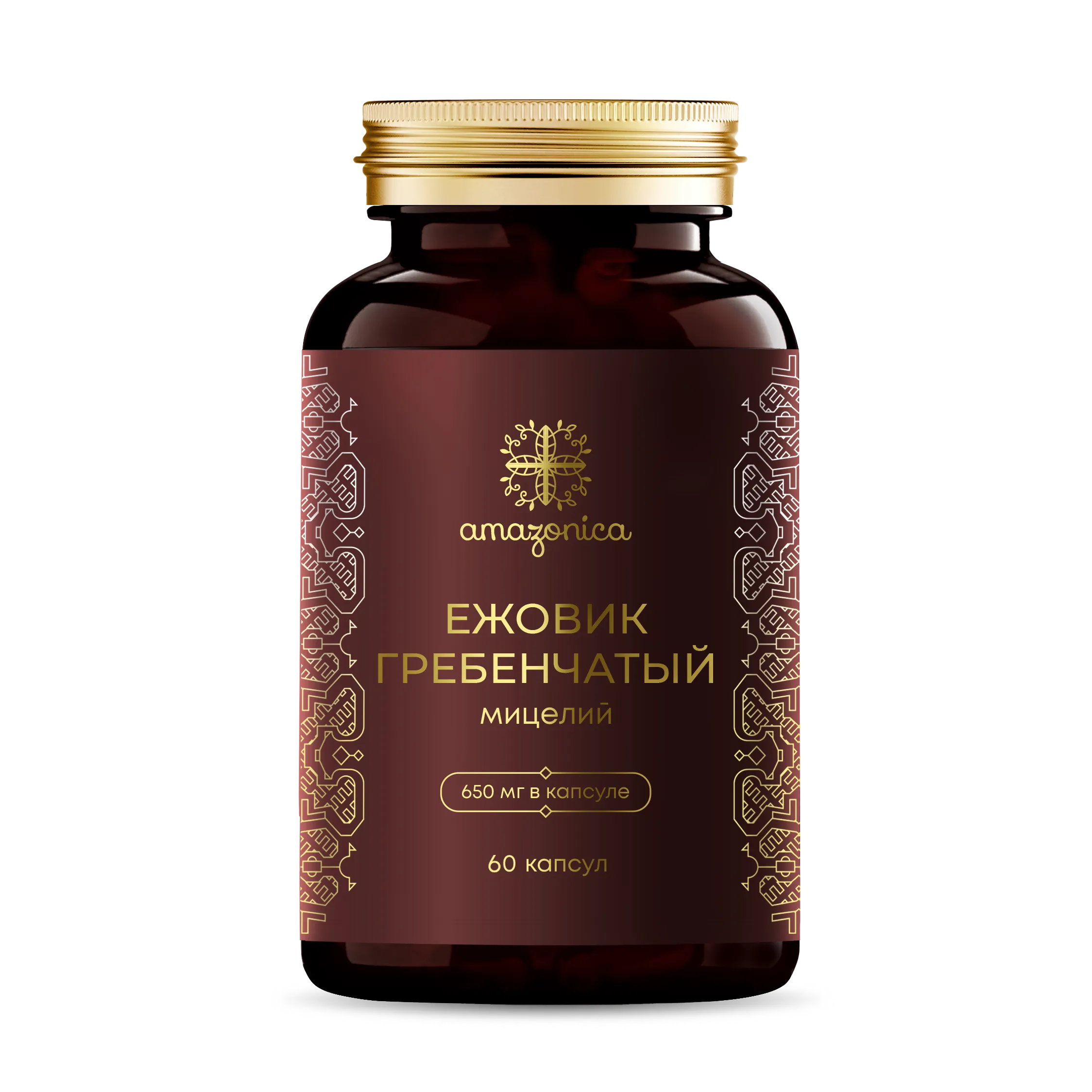 Мицелий Ежовика гребенчатого (в капсулах)